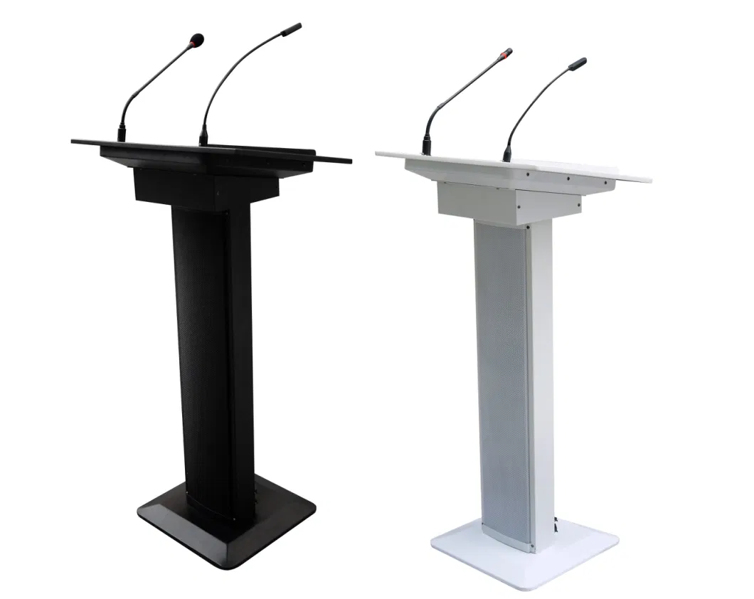 Digital Bluetooth Podium T-100 60W with 2 Wireless Microphone Church Classroom Meeting Lecterm